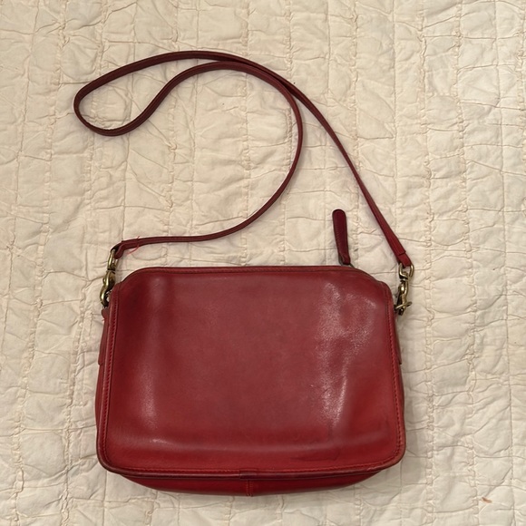 Coach Handbags - Vintage Red Coach Purse